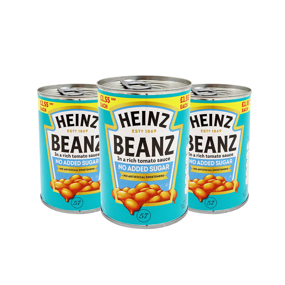 Heinz Beanz No Added Sugar Baked Beans 415g – MaxiDeals