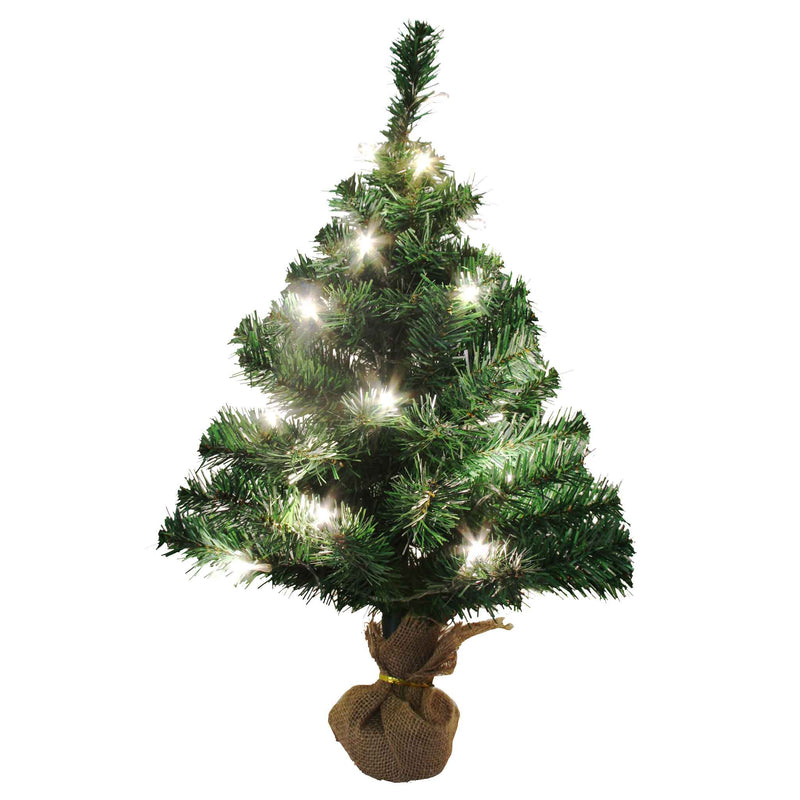 2FT Prelit LED Green Christmas Tree