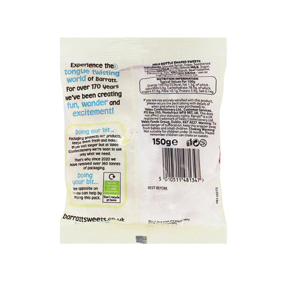 Barratt Milk Bottle Bags 150g