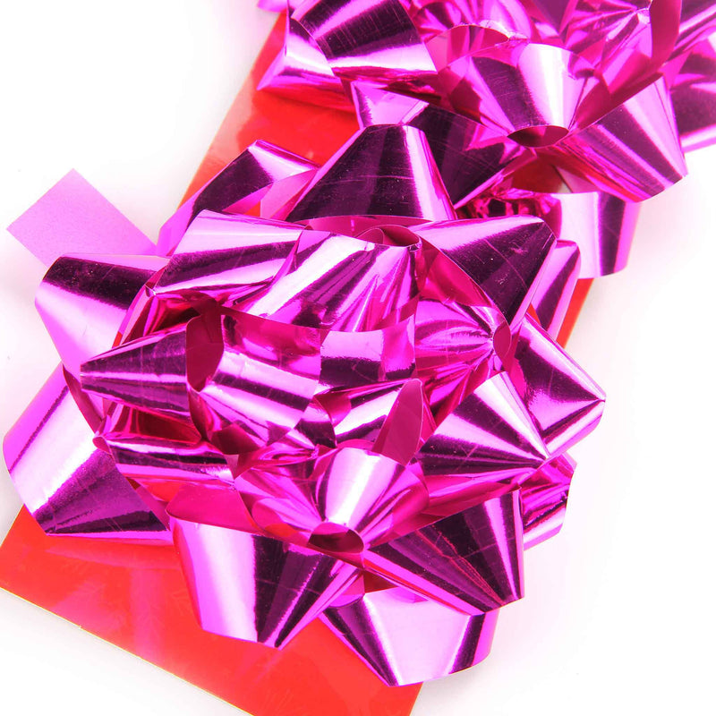 Giant Foil Gift Bows 2 Pk Assorted Colours