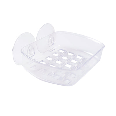 Plastic Soap Dish with Suction Cups