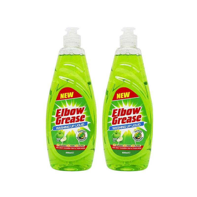 Elbow Grease Washing Up Liquid Apple Fresh 600ML