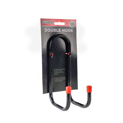 Black Steel Double Hook 1Pack