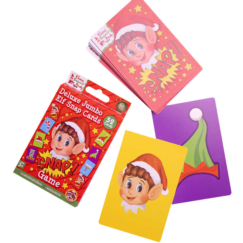 Deluxe Jumbo Elf Snap Cards Game