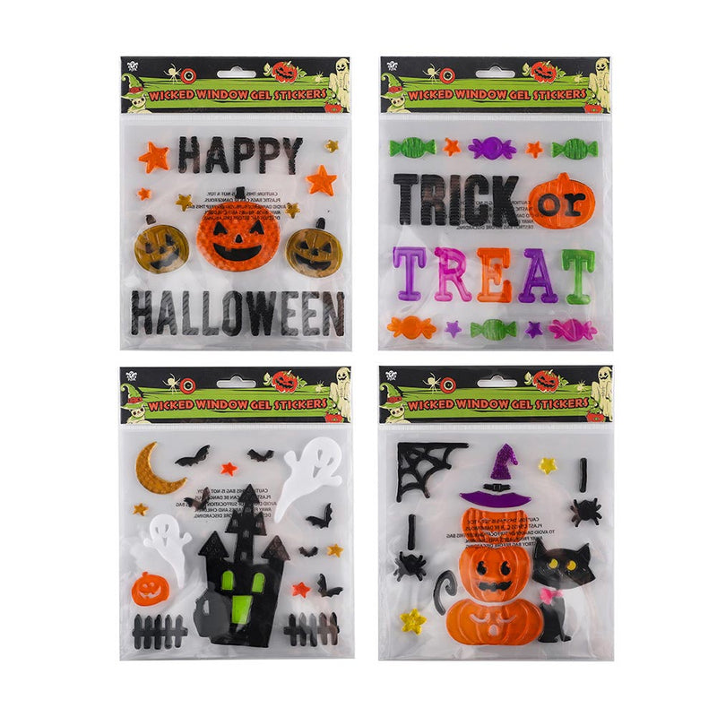 Halloween Gel Sticker Assorted