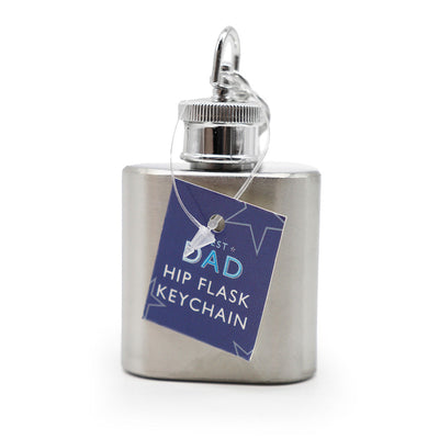 Father's Day Hip Flask Keychain