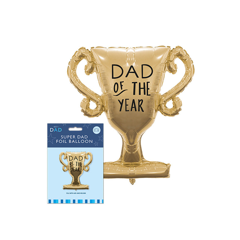 Dad Trophy Foil Balloon 34 x 26cm