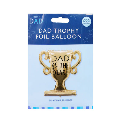 Dad Trophy Foil Balloon 34 x 26cm