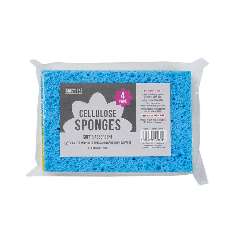 Cellulose Sponges 4Pack