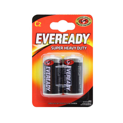 Eveready Super Heavy Duty C-R14 Batteries x 3PK