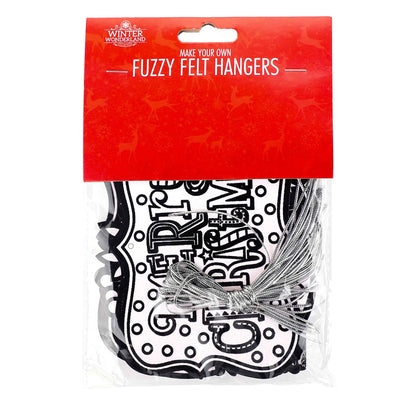 Fuzzy Felt Hangers