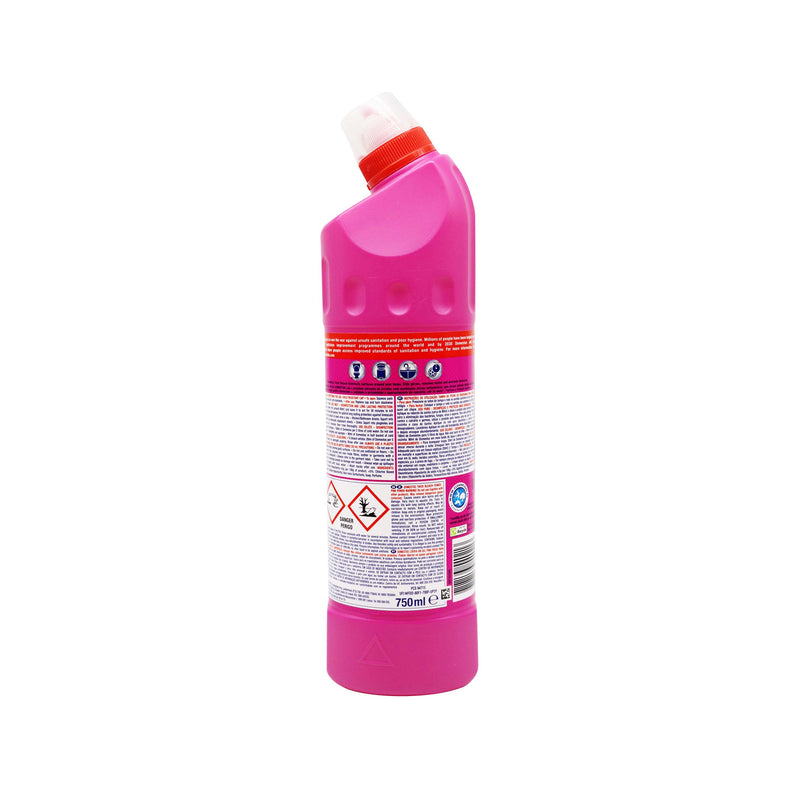 Domestos Pink Power Thick Bleach 750ML