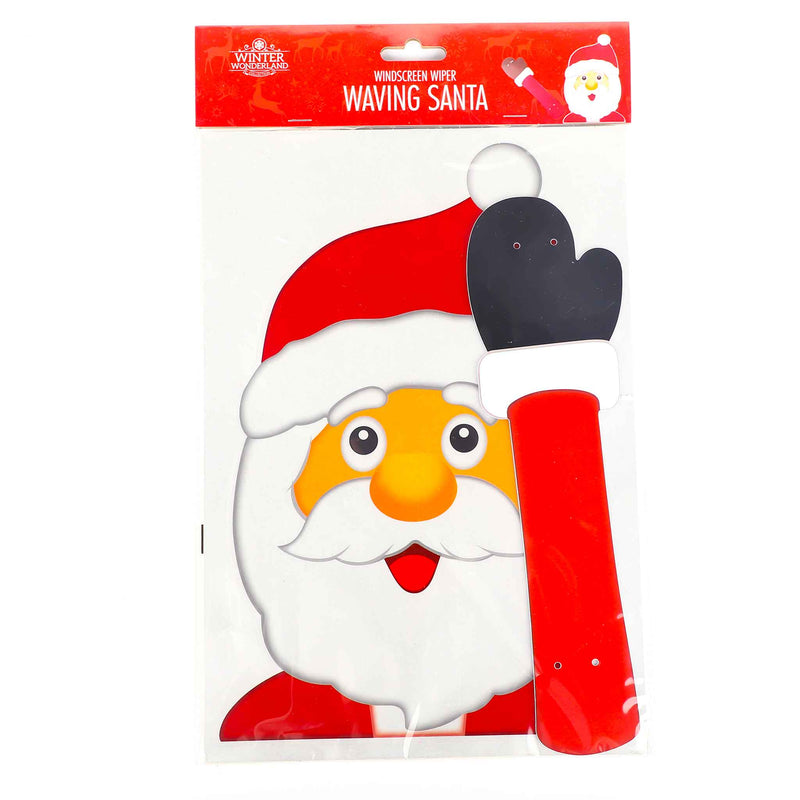 Windscreen Wiper Waving Santa