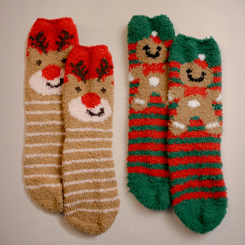 Christmas Ladies Snuggle Socks