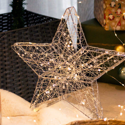 Wireframe Star Decoration