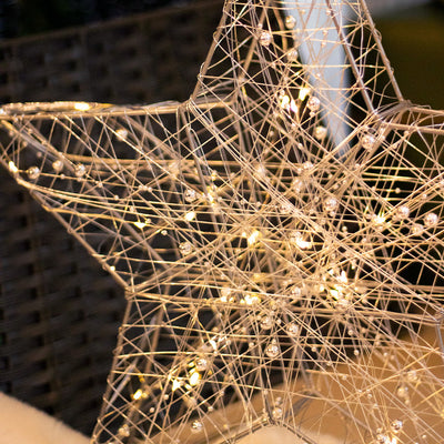 Wireframe Star Decoration