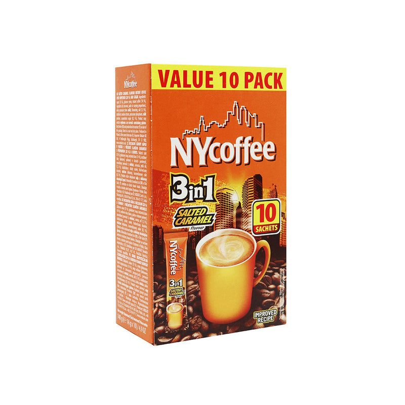 NY Coffee 3in1 Salted Caramel Latte 10PK