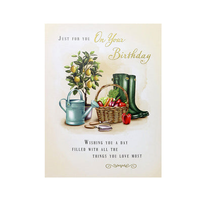 Birthday Card Gardening