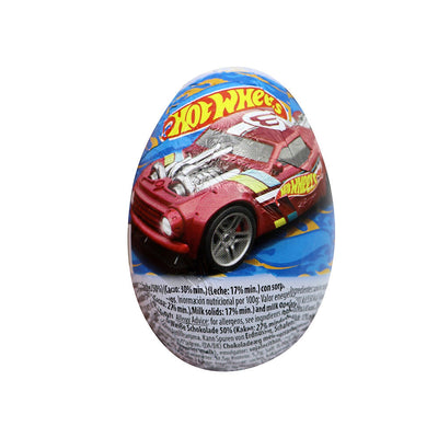 Hot Wheels Surprise Eggs Chocolate 20g x 4Pack Assorted