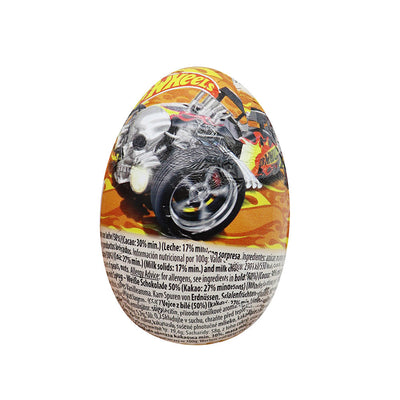 Hot Wheels Surprise Eggs Chocolate 20g x 4Pack Assorted