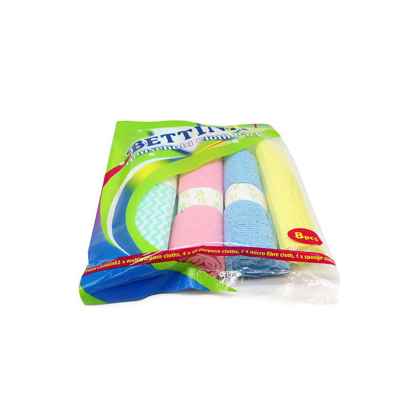 Bettina Household Cloth Pack 8PC x 3PK