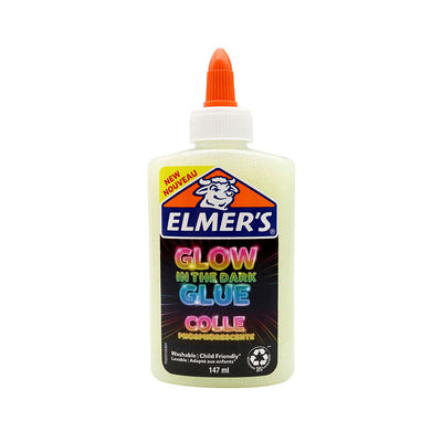 Elmer's White Glow In The Dark Glue Liquid 147ML