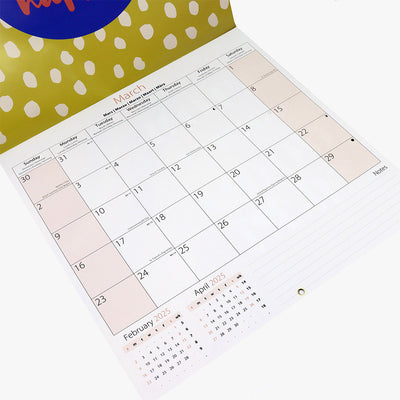 2025 Illustrated Square Monthly Calendar