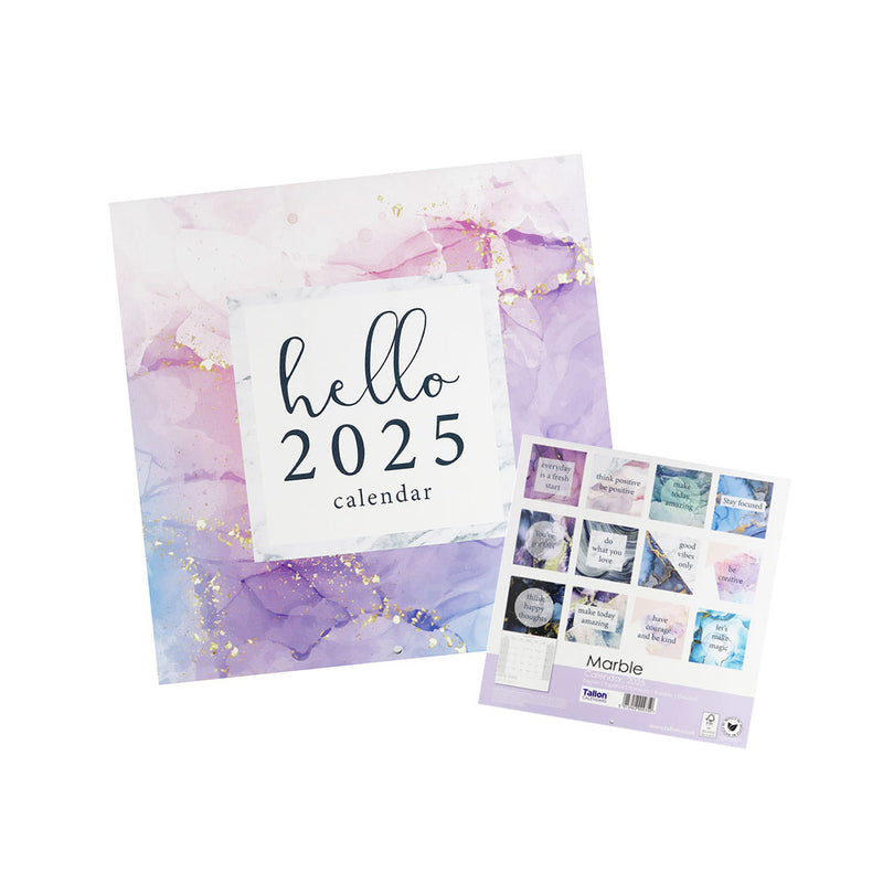 2025 Illustrated Square Monthly Calendar