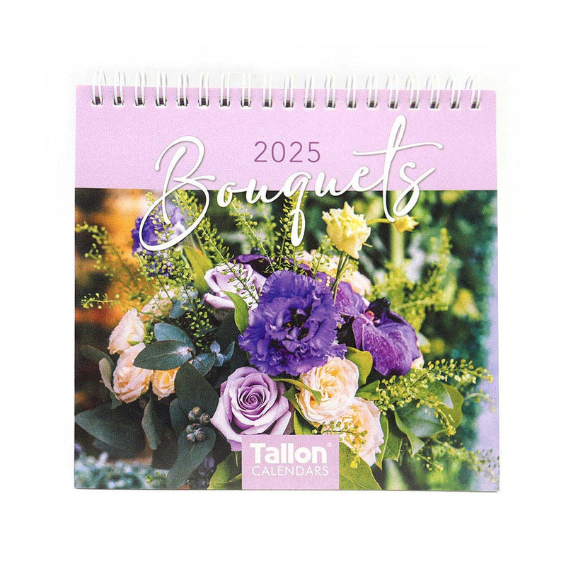 2025 Flowers Design Desktop Calendar