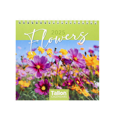 2025 Flowers Design Desktop Calendar