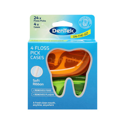 DenTek 4 Floss Picks Cases 24PC