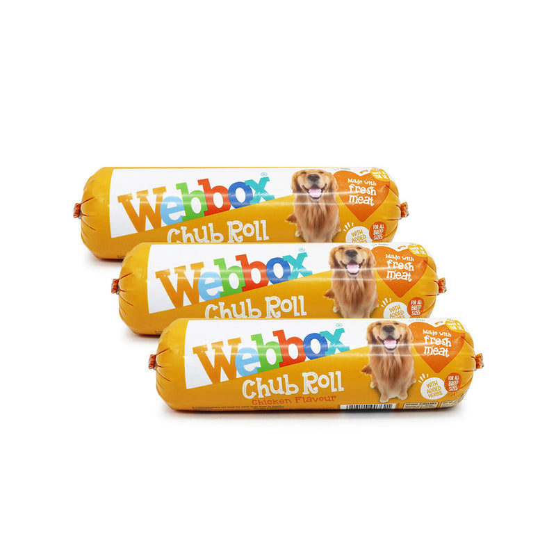 Webbox Prime Chicken Chub Rolls Dog Food 720g