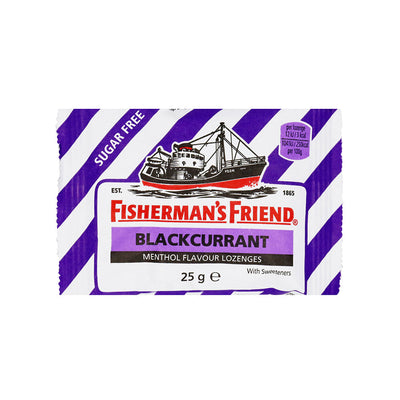 Fisherman's Friend Blackcurrant Menthol Lozenges 25gx6PK