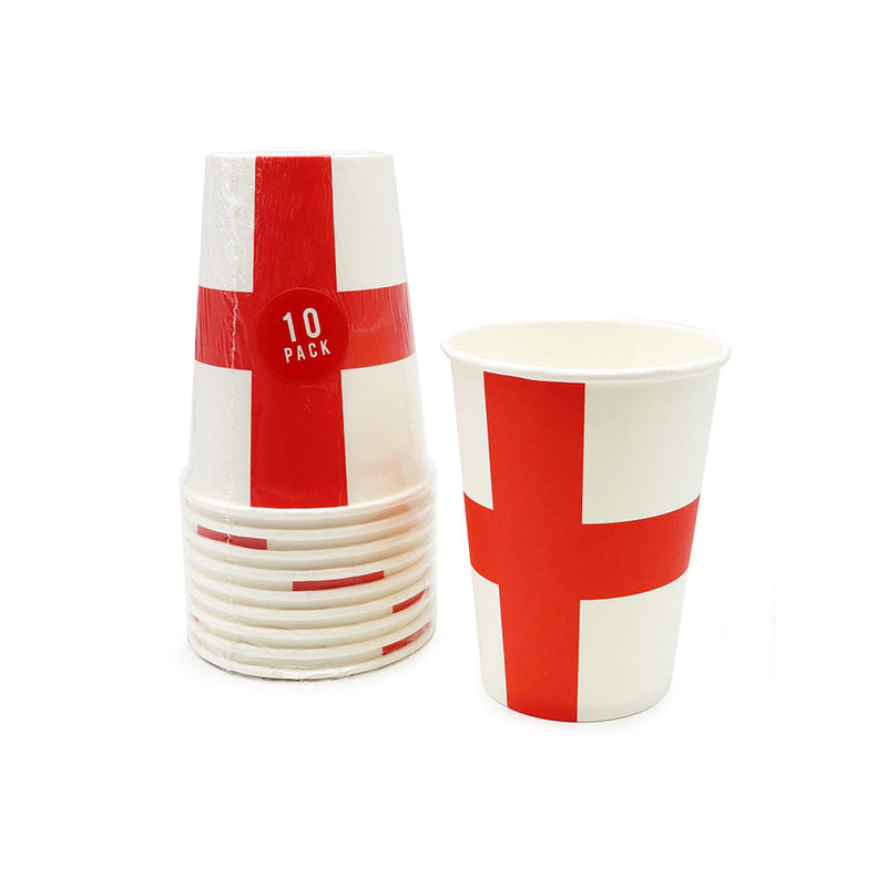 England Printed Paper Cup 270ML 10PK