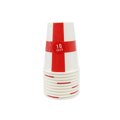 England Printed Paper Cup 270ML 10PK