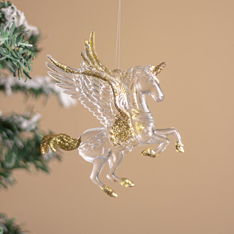 Christmas Unicorn Ornament