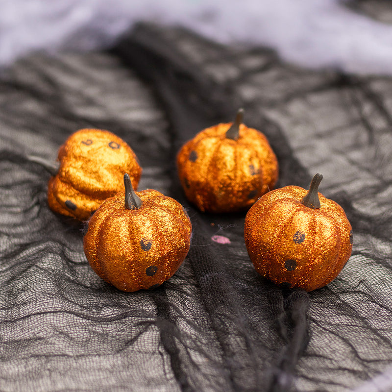 Glitter Pumpkin 4PK