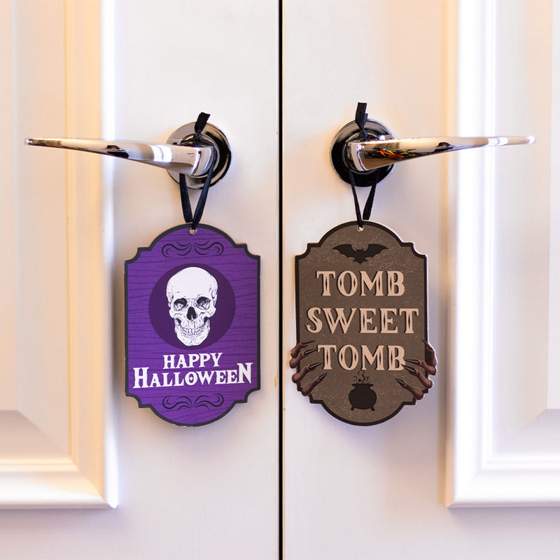 Halloween Hanging Signs 2PC