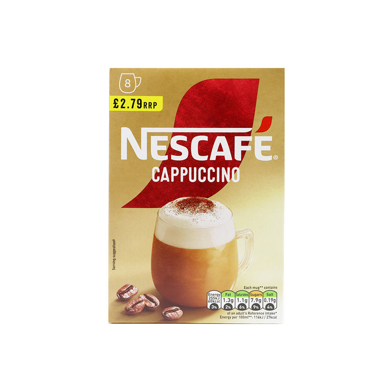 Nescafe Gold Cappuccino Instant Coffee 8PK x 2Pack