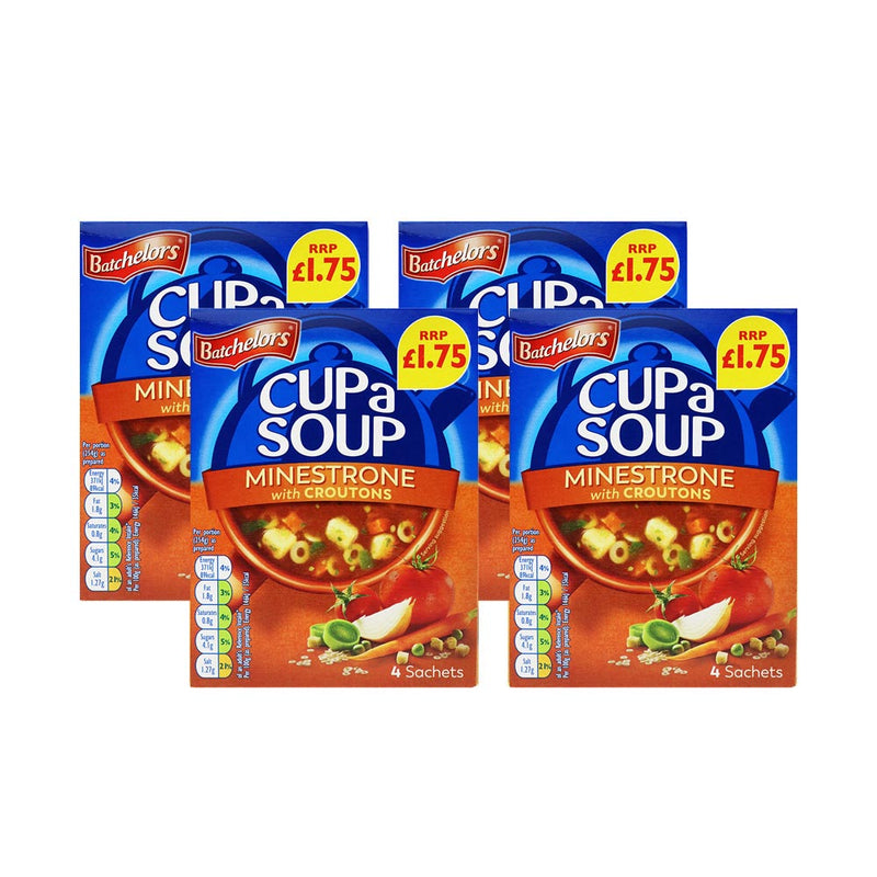 Batchelors Cup A Soup Minestrone 4Pack