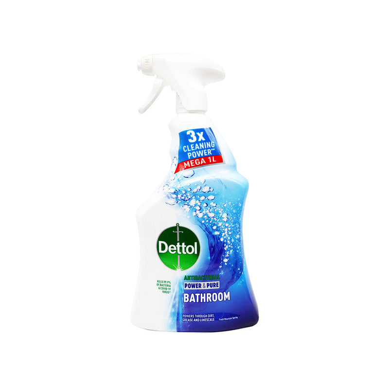 Dettol Antibacterial Power & Pure Bathroom Cleaning Spray 1L