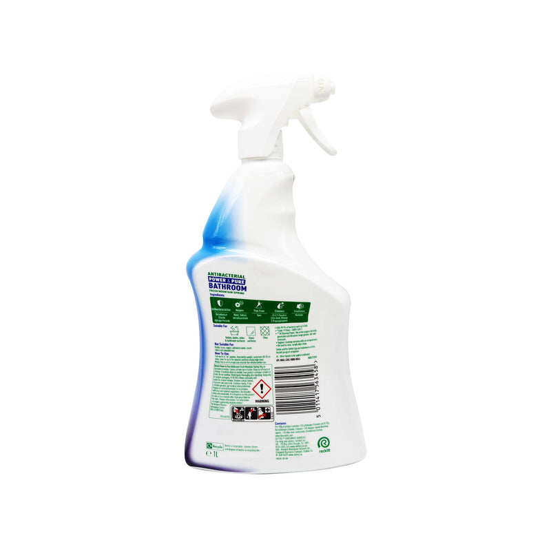 Dettol Antibacterial Power & Pure Bathroom Cleaning Spray 1L