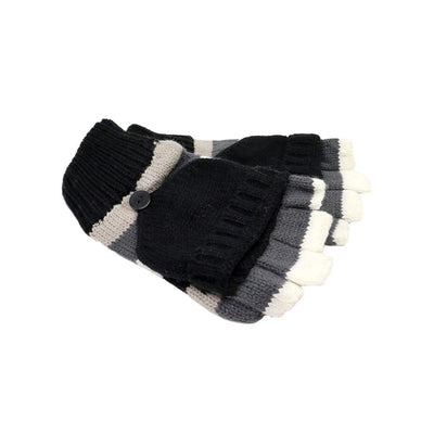 Kids Knit Gloves With Buttom 20CM