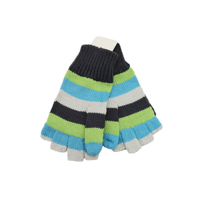 Kids Knit Gloves With Buttom 20CM