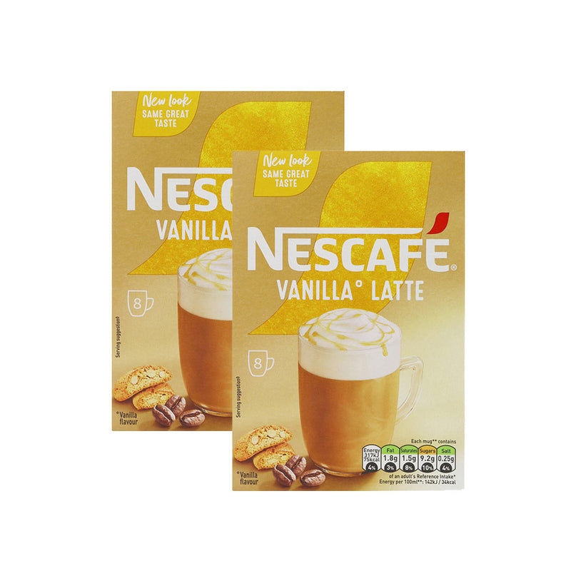 Nescafe Vanilla Latte Instant Coffee 8S