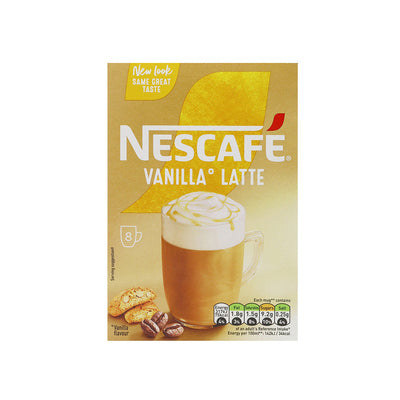 Nescafe Vanilla Latte Instant Coffee 8S