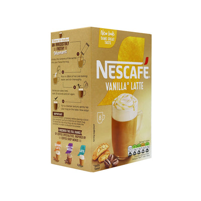 Nescafe Vanilla Latte Instant Coffee 8S