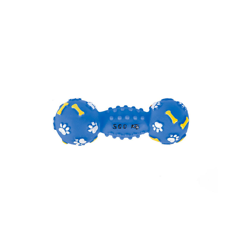 Dumbbell Squeaky Dog Toy