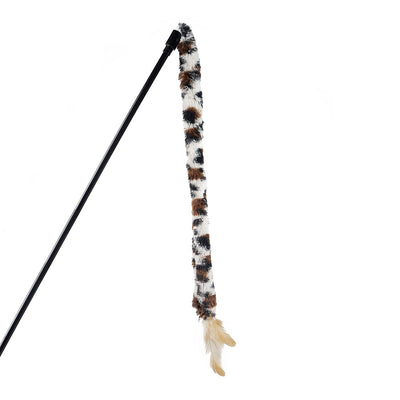 Cat Teaser Wand Toy With Feather