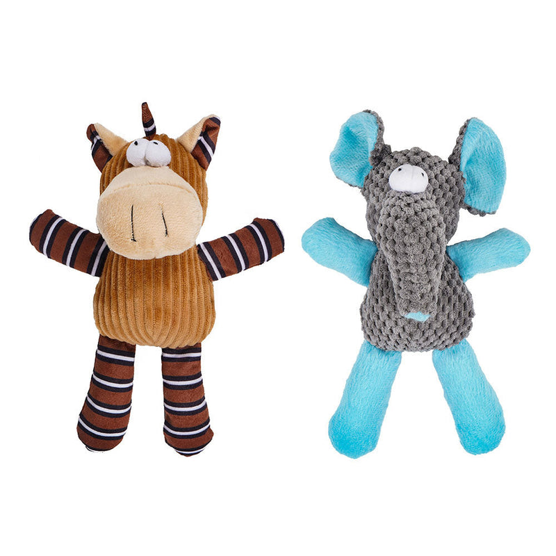 Animal Plush Toy Unicorn & Elephant